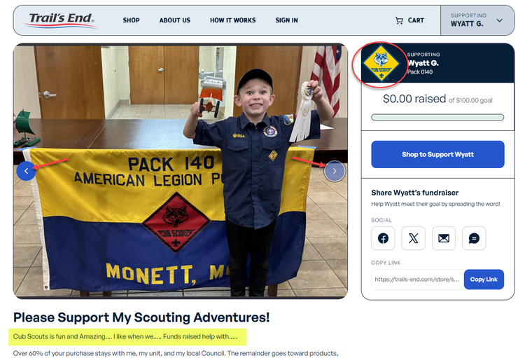 Scout Page Setup Step 7